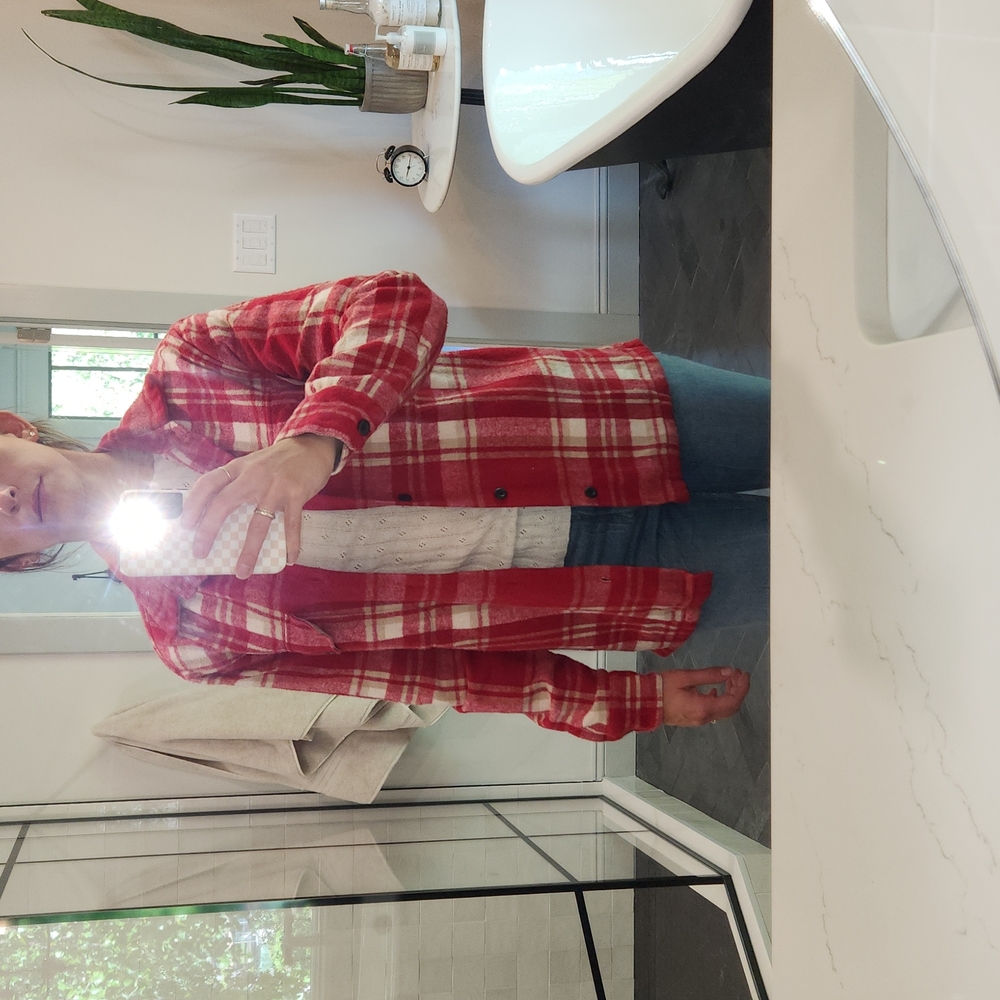 Abercrombie and Fitch plaid shaket